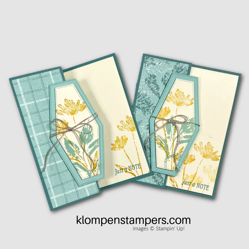Inked   tiled easy fun fold card copy