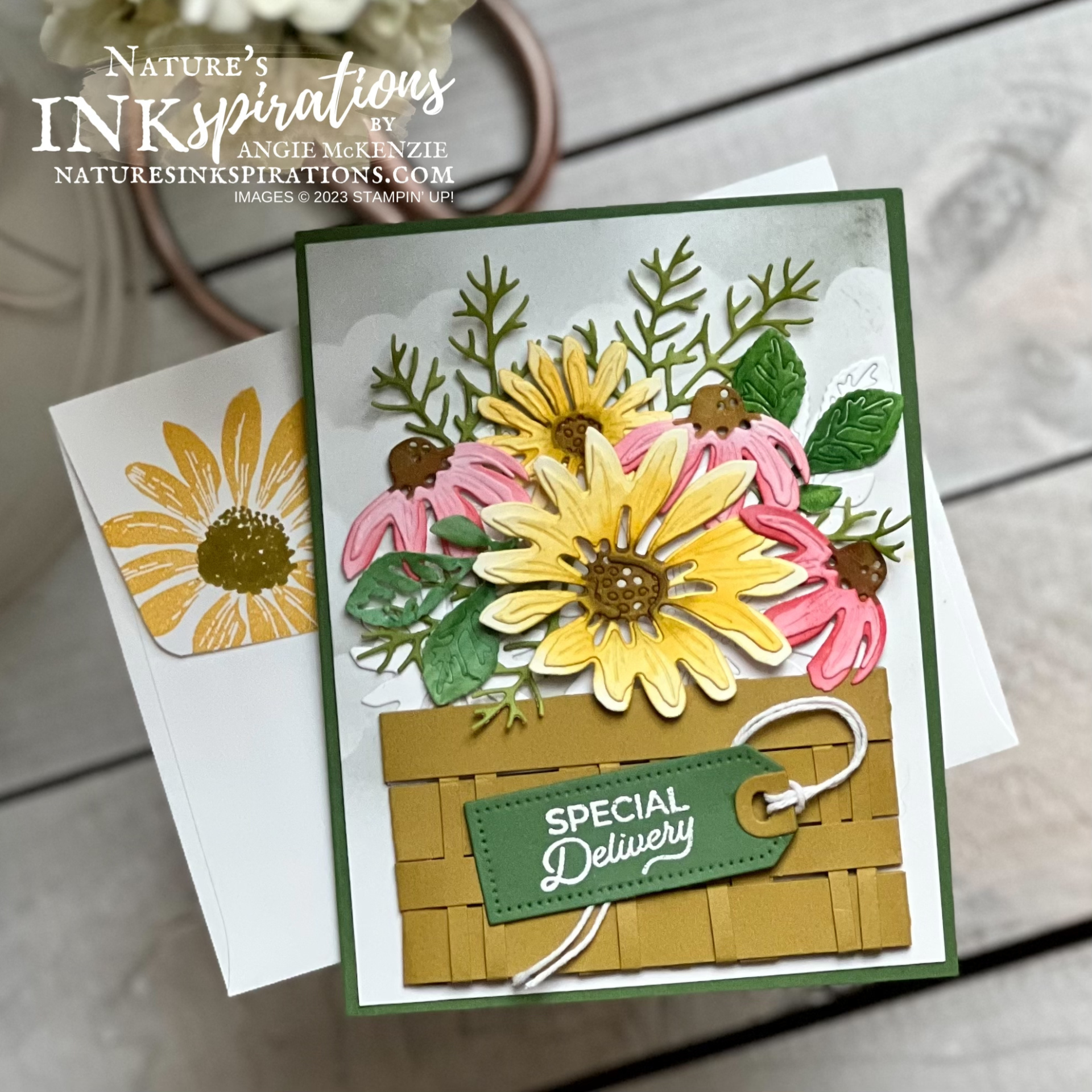 Stampin  up  cheerful daisies special delivery   august 2023  2 