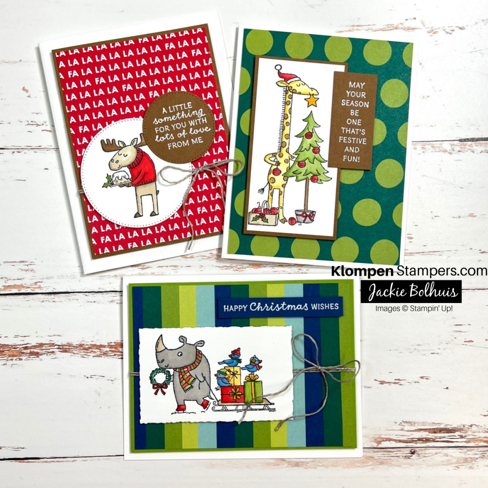 Festive fun stamp set christmas
