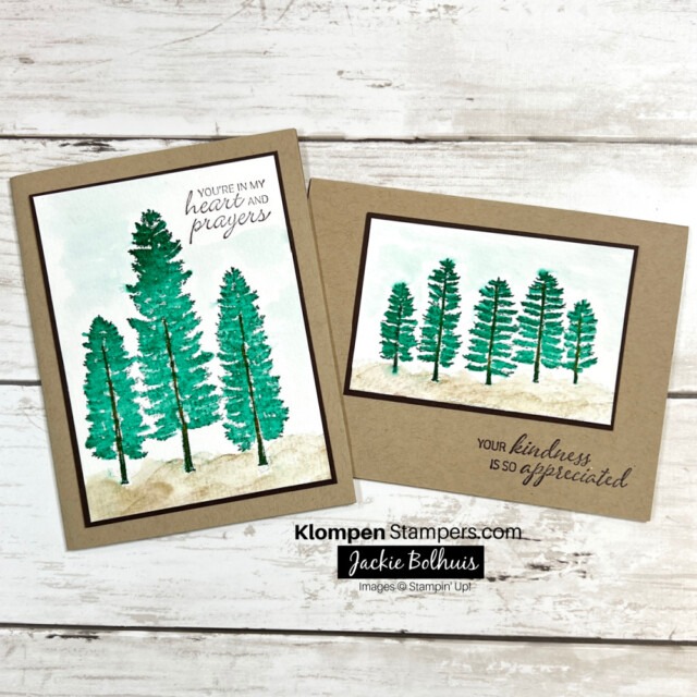 Forever forest watercolor techni