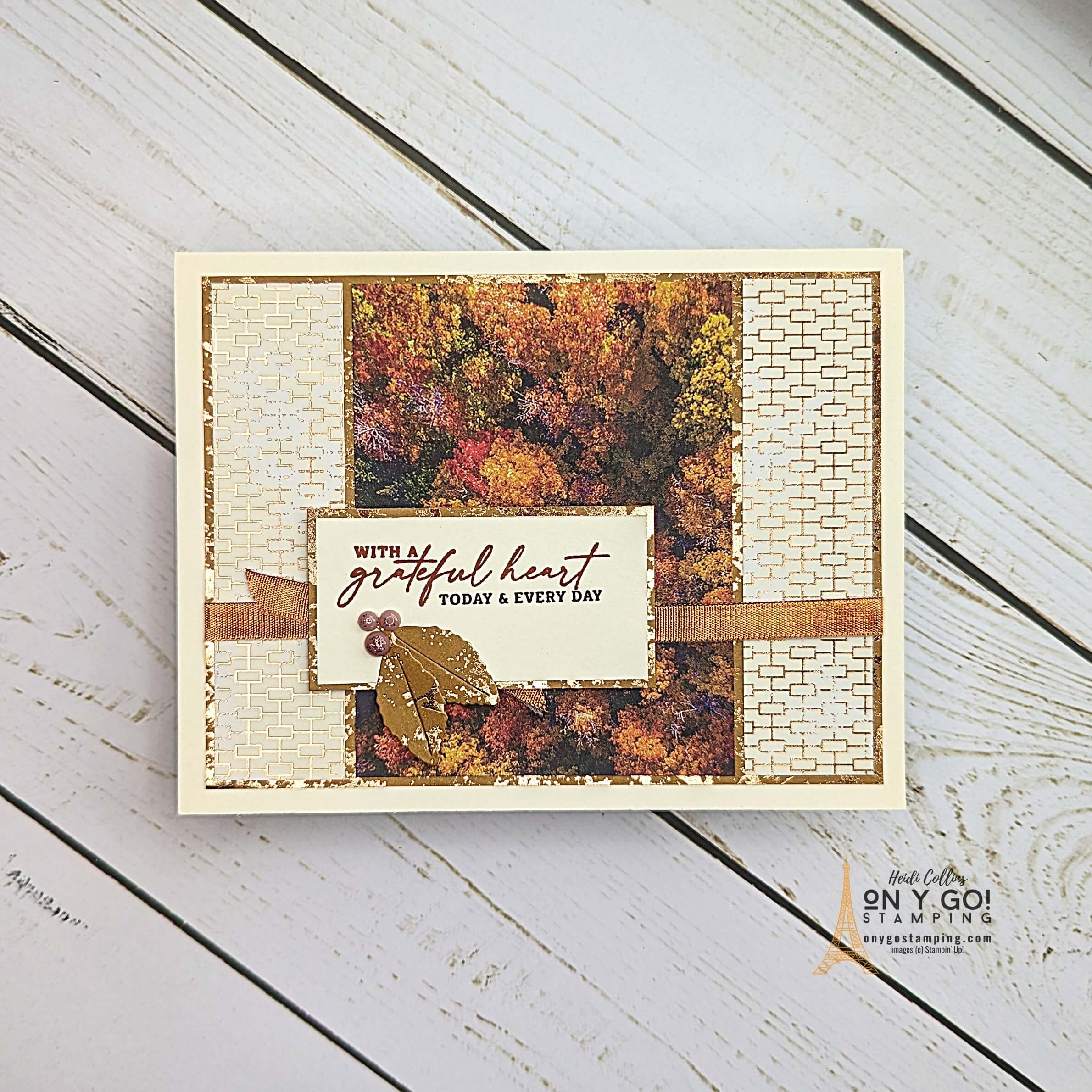 Mystery stamping 3 panel all about atumn
