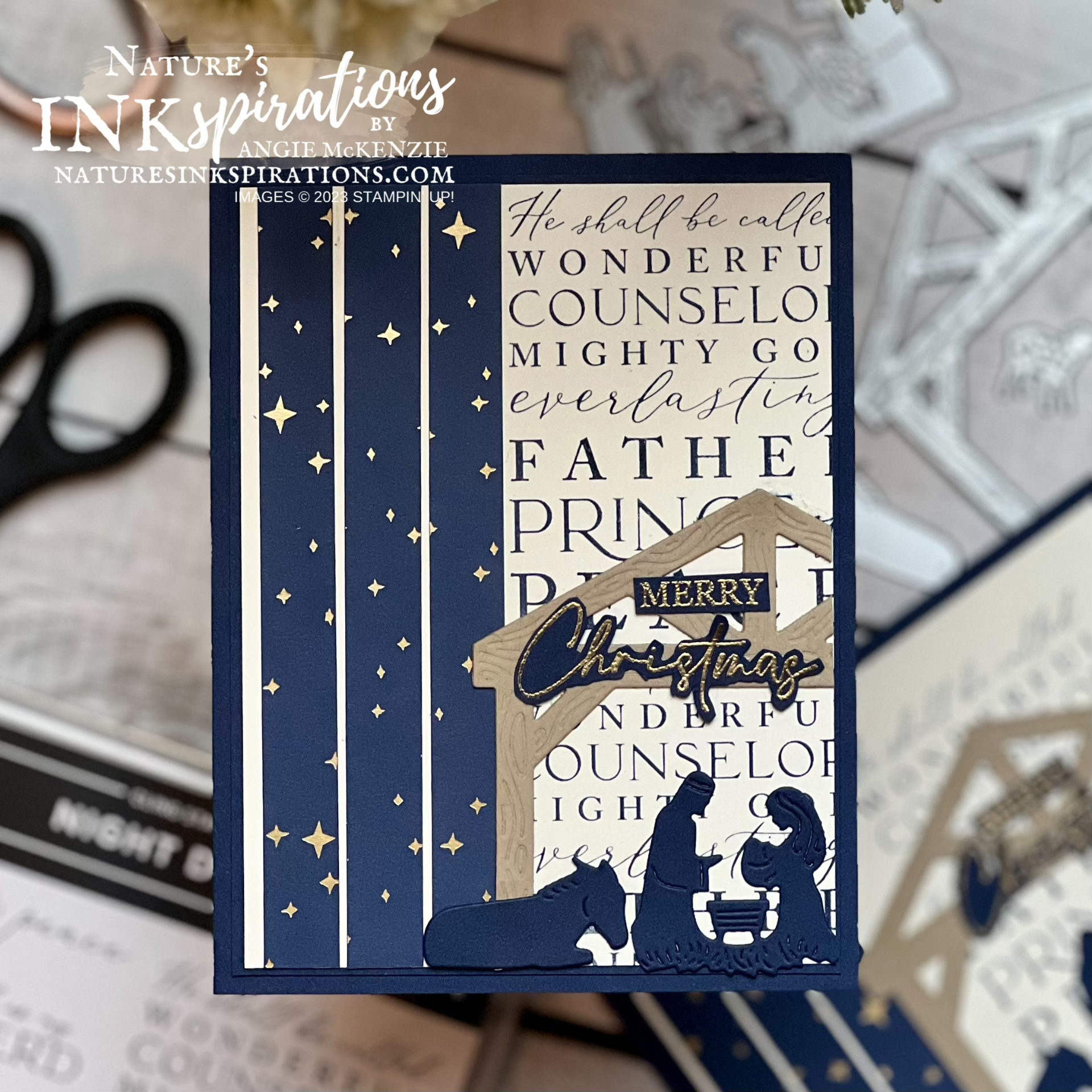Stampin  up  night divine card   october 2023  15 