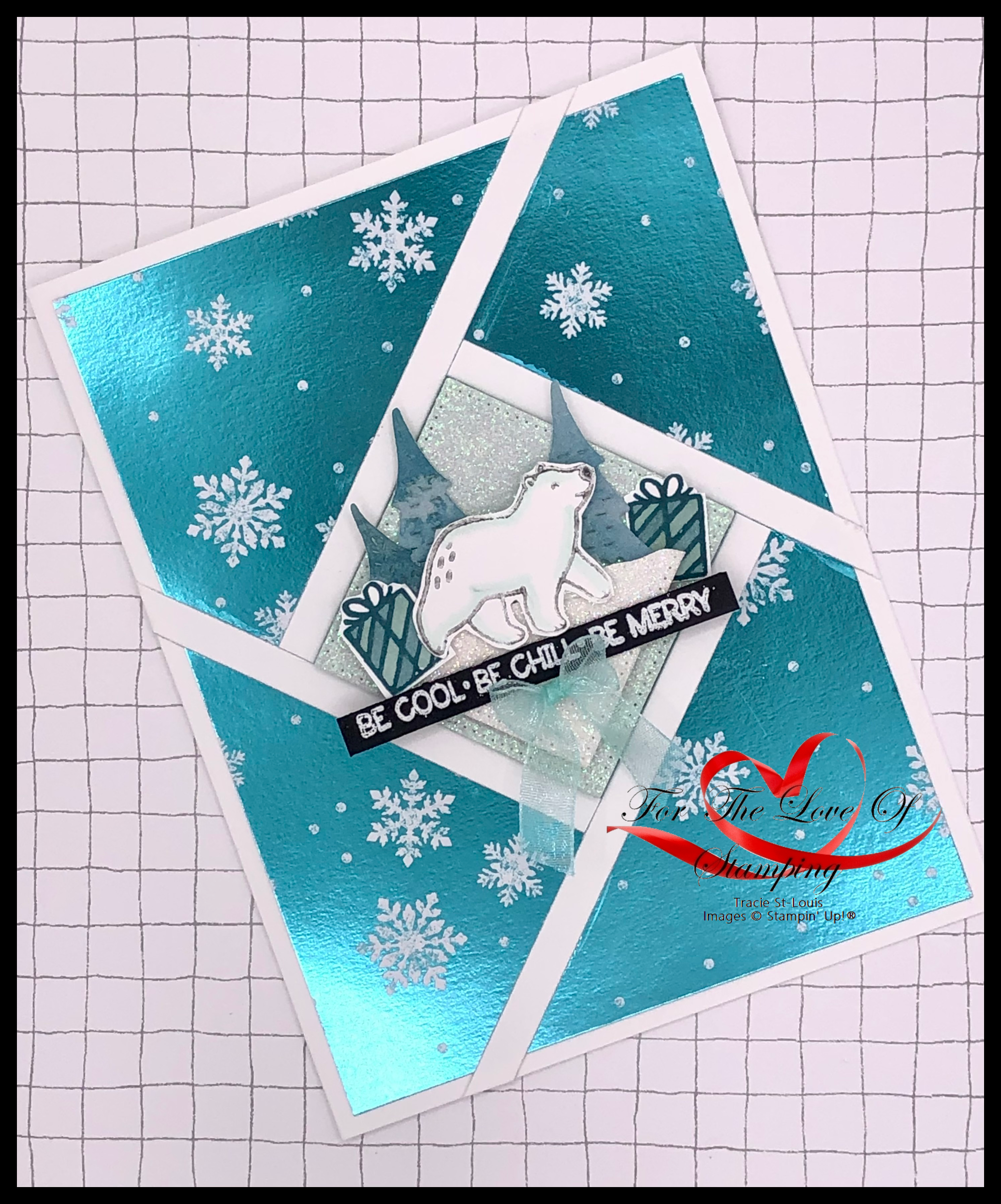 Faux shutter card