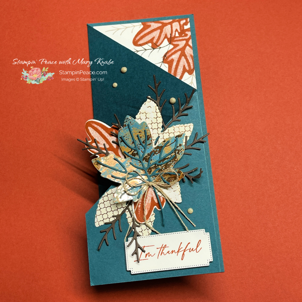 Stampin  up  autumn leaves bundle   mary knabe