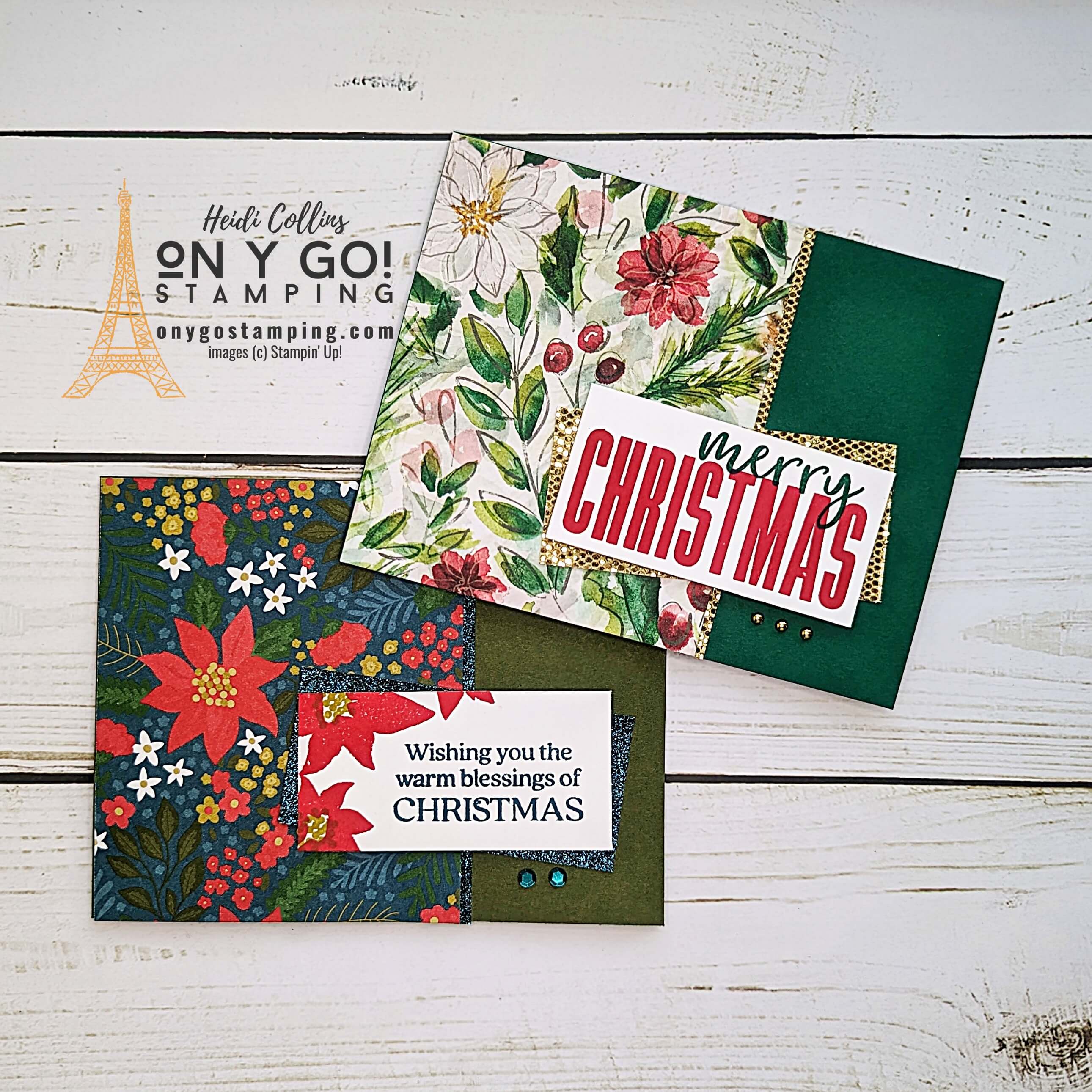 Mystery stamping christmas pair