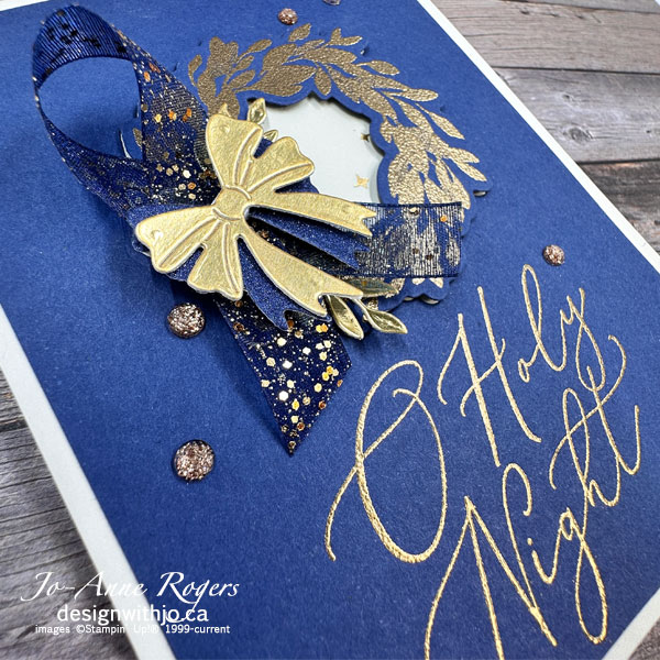 Tips to make a peek through christmas card5