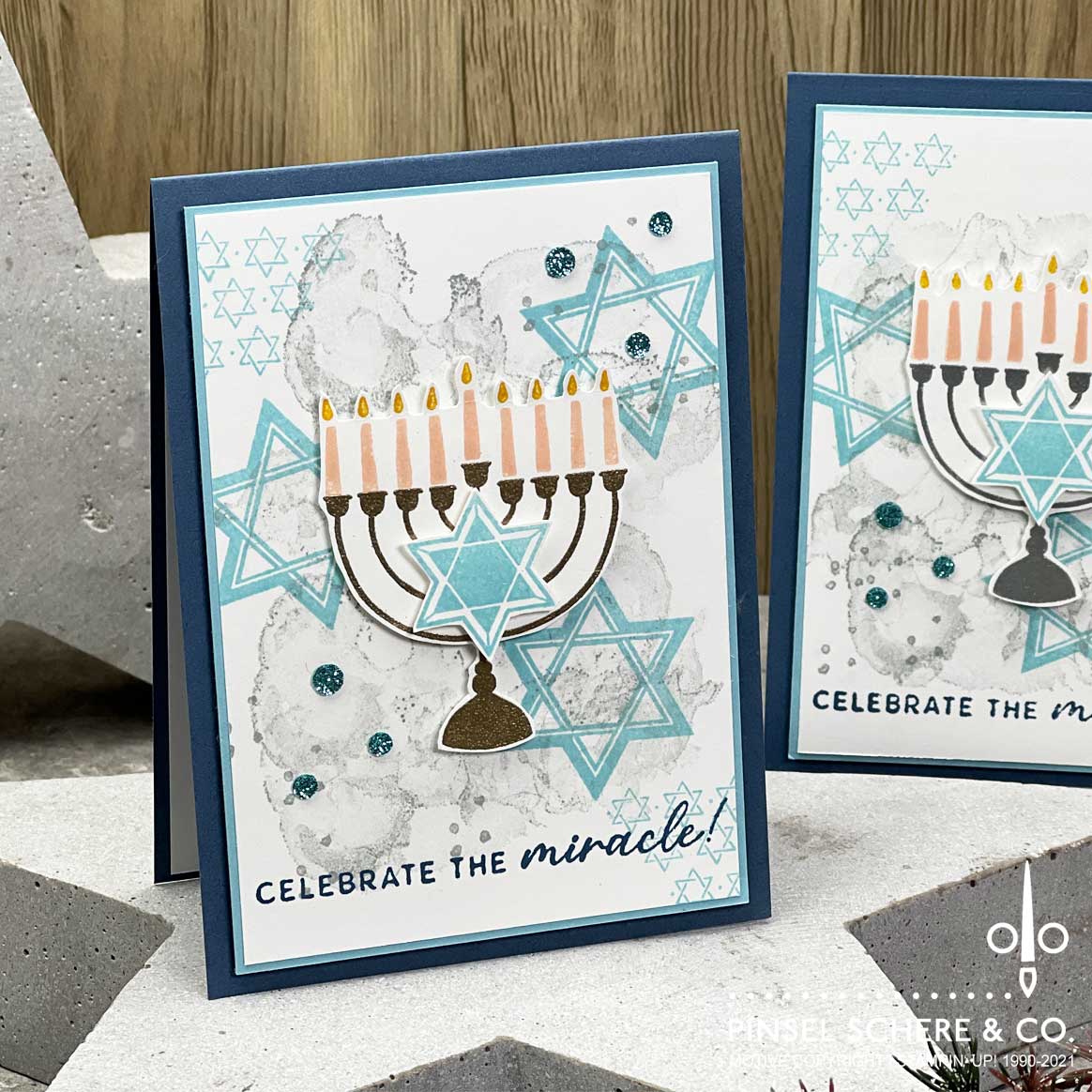 12 karten weihnachten 2023 bonus celebrate the miracle 1