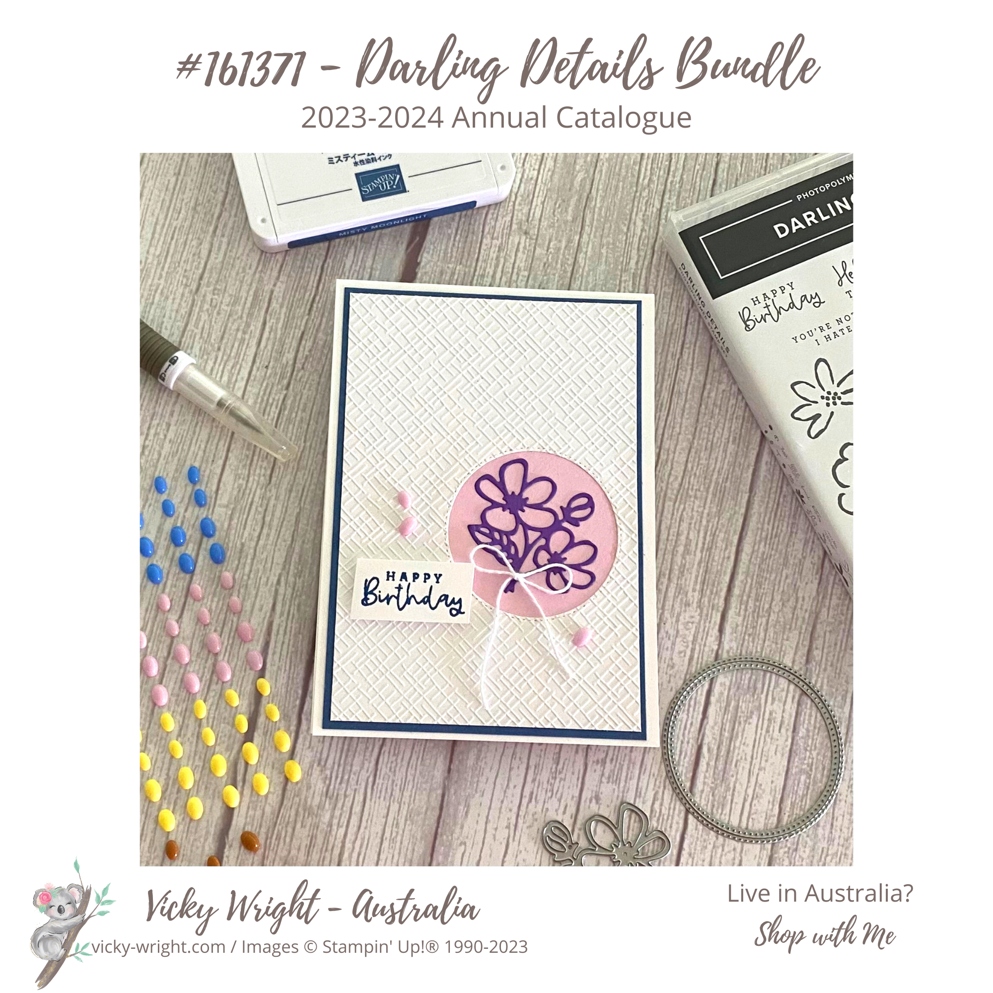 Darling details bundle vicky wright stampin up 4c