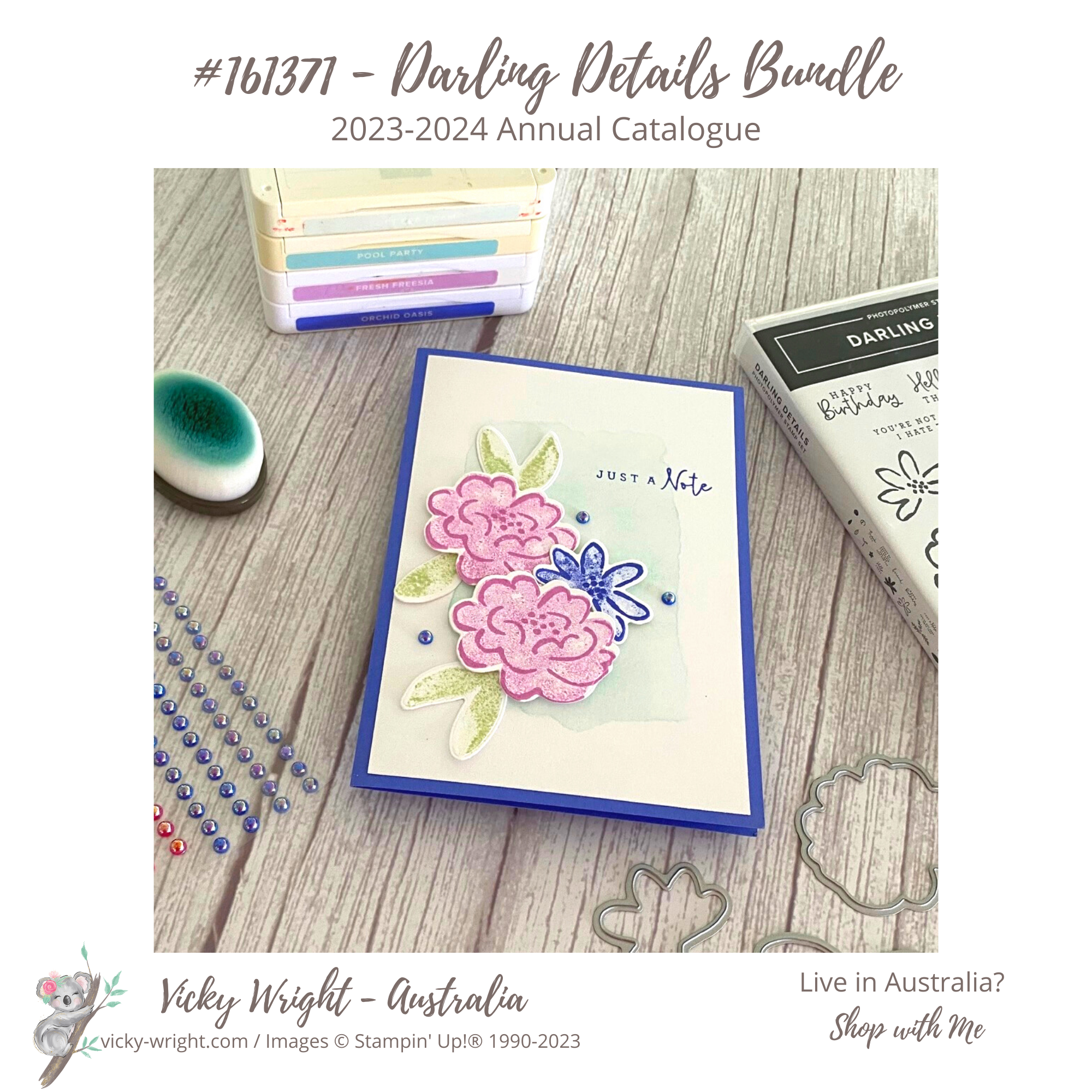 Darling details bundle vicky wright stampin up 5c