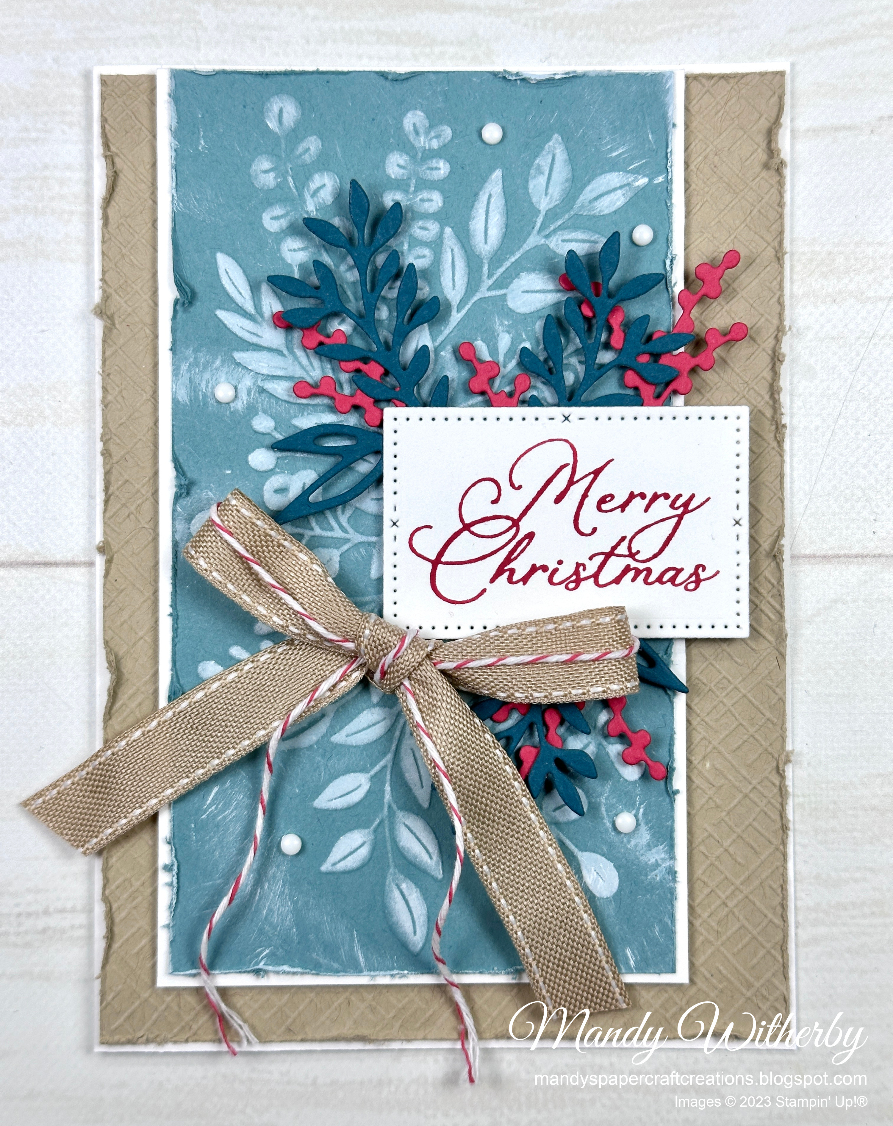 A bush christmas card
