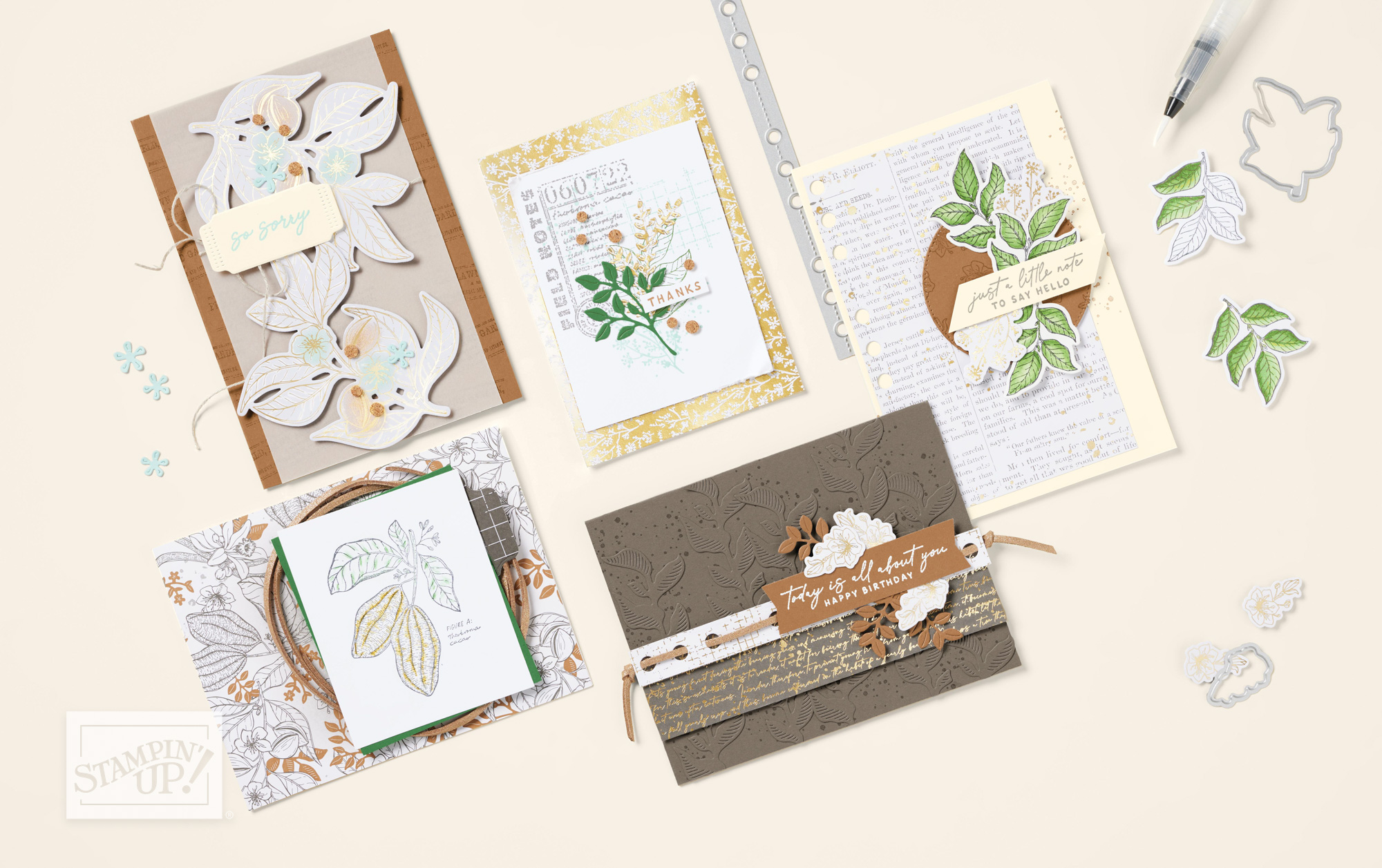 Nature s sweetness stampin up inky hands warm hearts   promo shot page 42